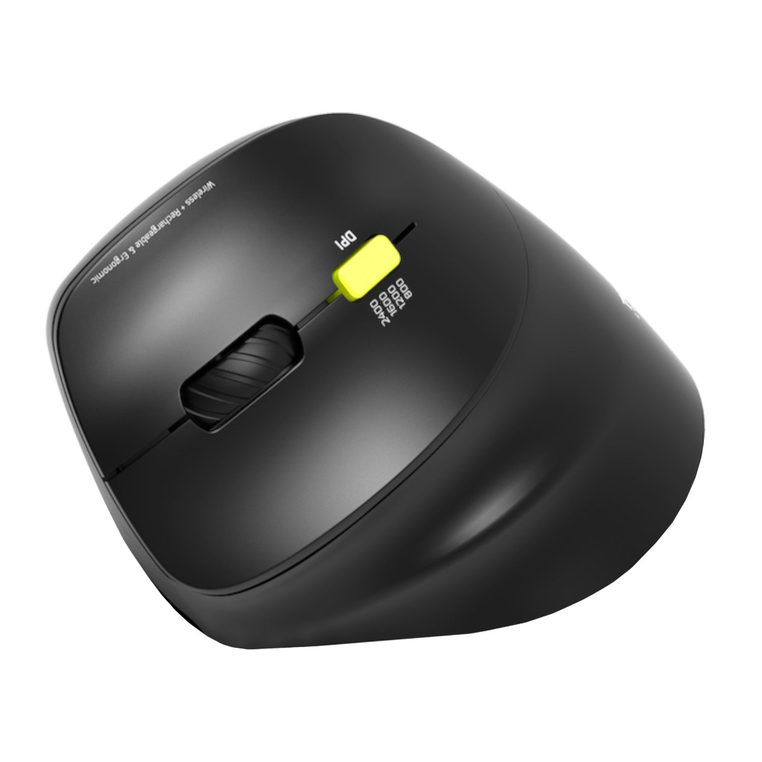 Port Connect Ergo Shape Rechargeable Wireless Mouse - Image 3