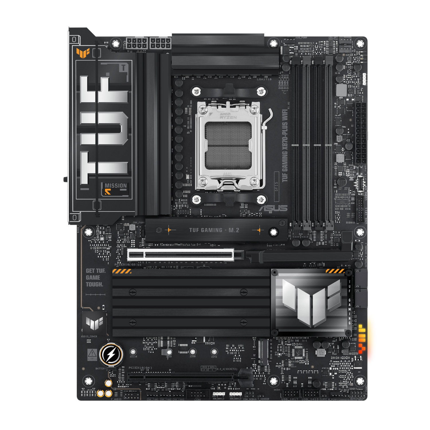 Asus TUF Gaming X870-PLUS WIFI AMD AM5 ATX Gaming Motherboard - Image 2