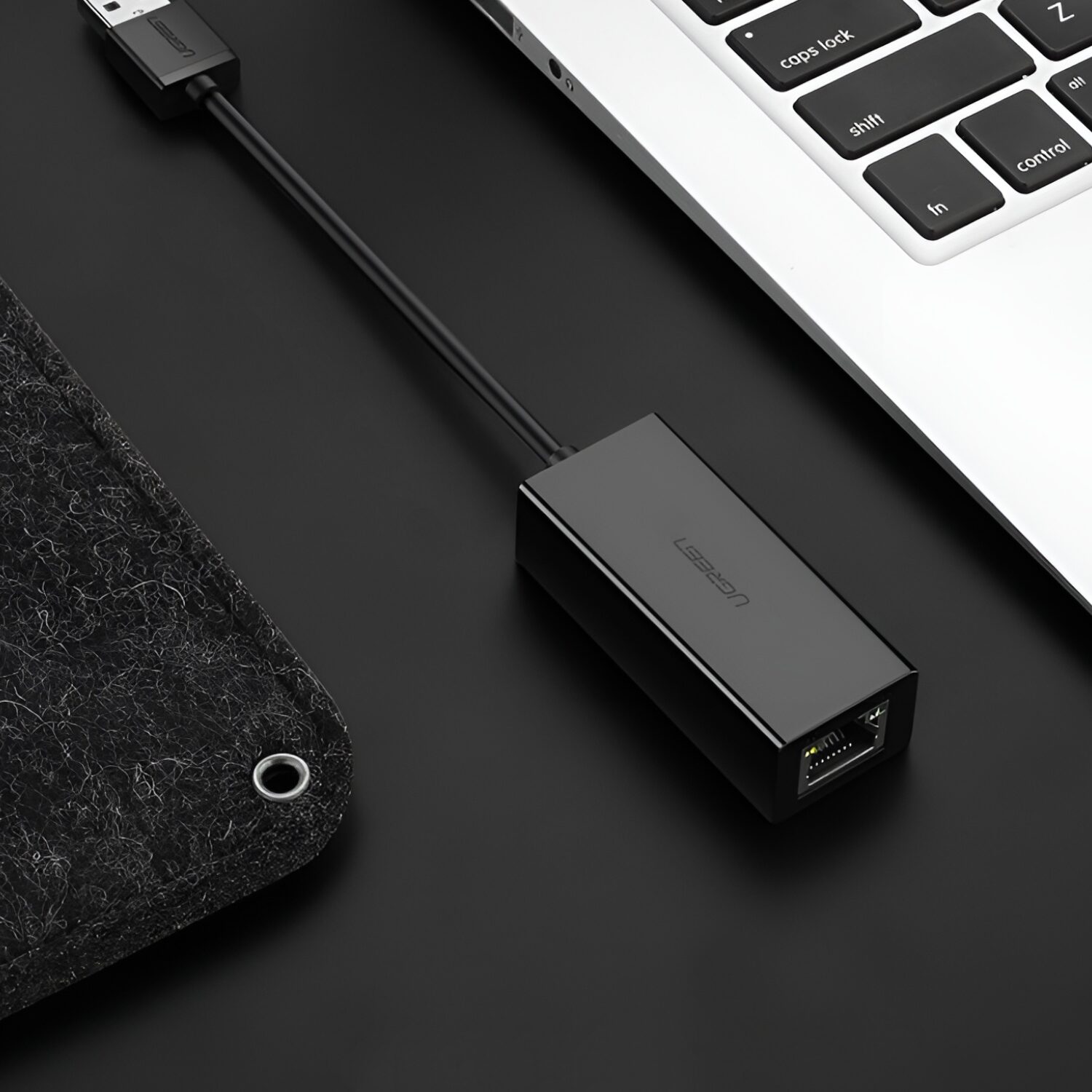 UGREEN CM111 USB3.0 to RJ5 Gigabit Ethernet Adapter - Black - Image 5