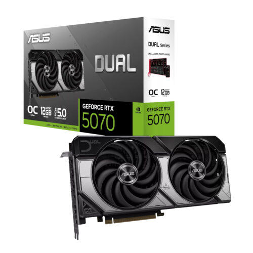 12GB ASUS Dual GeForce RTX 5070 GDDR7 OC Edition Graphics Card