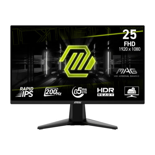 25" MSI MAG 255F E20 FHD 200Hz Rapid IPS Gaming Monitor
