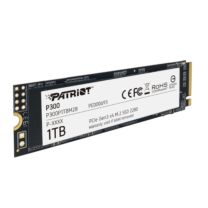 1TB Patriot P300 M.2 PCIe NVMe SSD - Image 2
