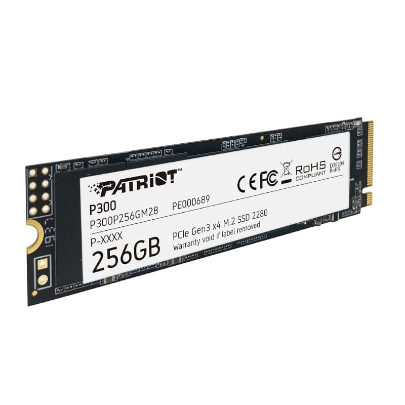 256GB Patriot P300 M.2 PCIe NVMe SSD - Image 2