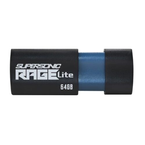 64GB Patriot Rage Lite USB3.2 Flash Drive - Black