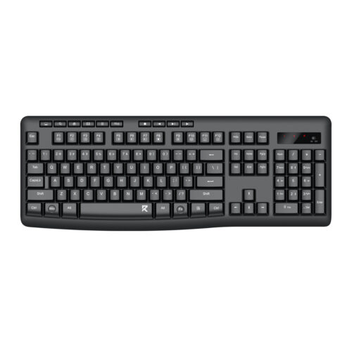 Redragon BK-7367 Full-size Ergonomic Wireless Membrane Office Keyboard - Black