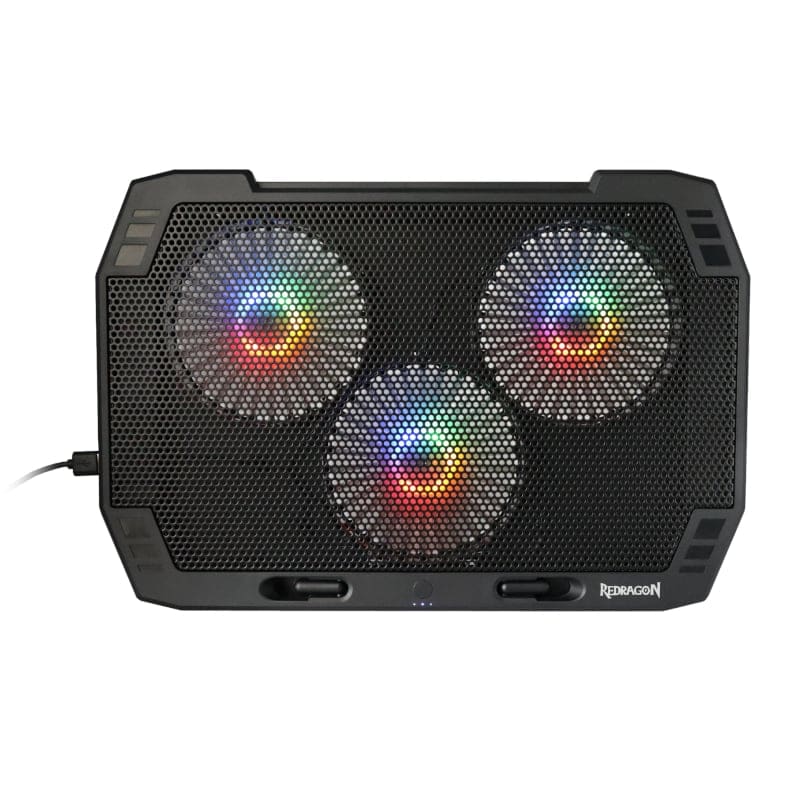 Redragon Dual USB 3 Fan RGB Gaming Notebook Stand - Image 4