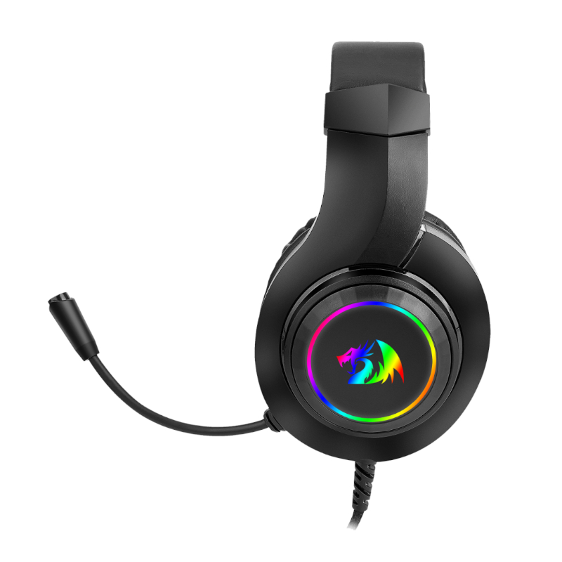 REDRAGON Over-Ear HYLAS Gaming Headset - Black - Image 4