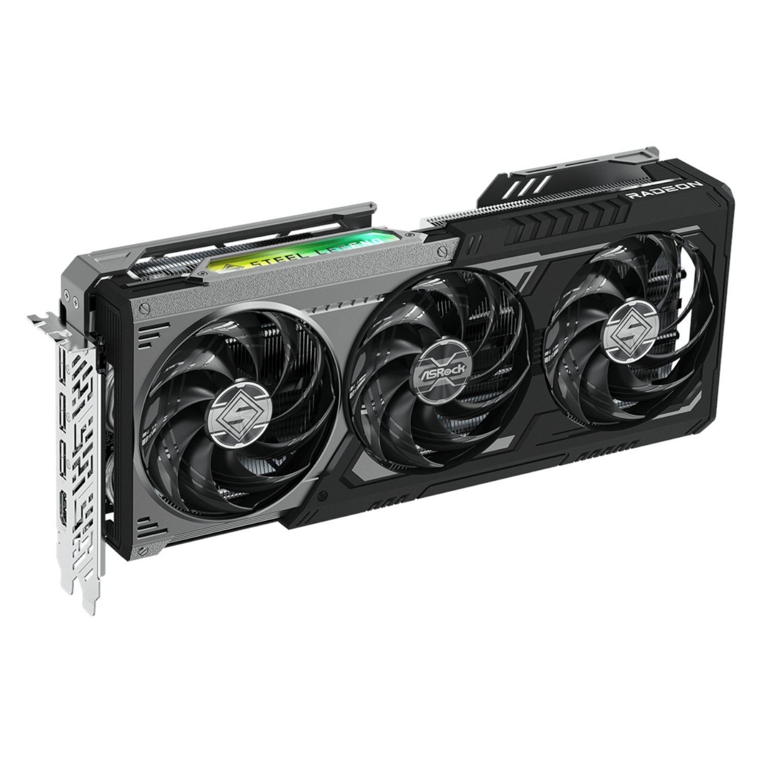 16GB ASRock Radeon RX9070 XT Steel Legend Dark Graphics Card - Image 4