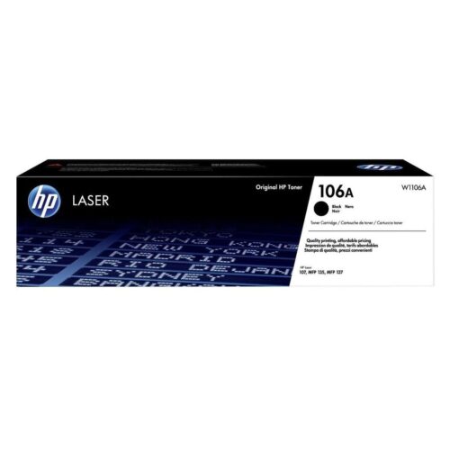 Hp 106A Black Toner For 107/Mfp135/137