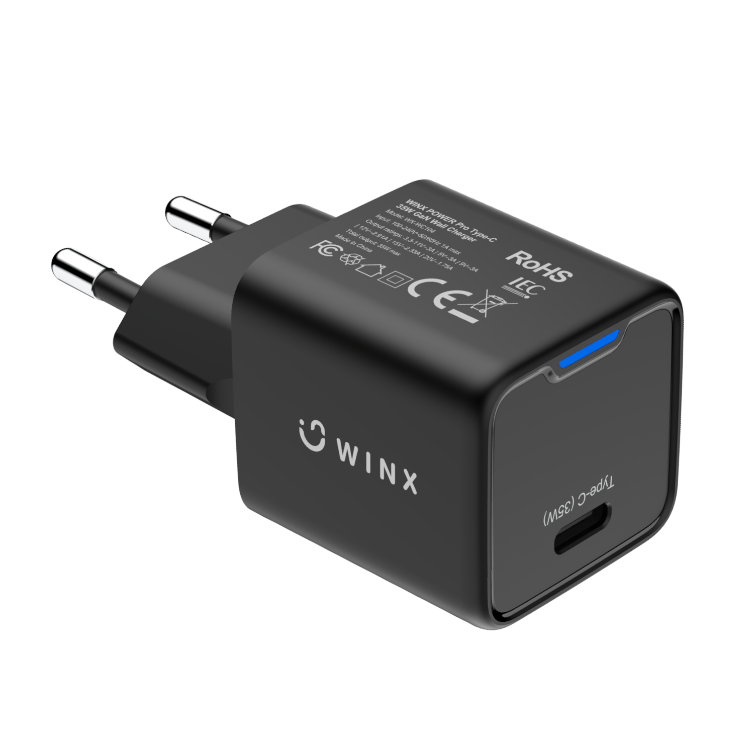 WINX POWER Fast Type-C 35W GaN Wall Charger - Image 2