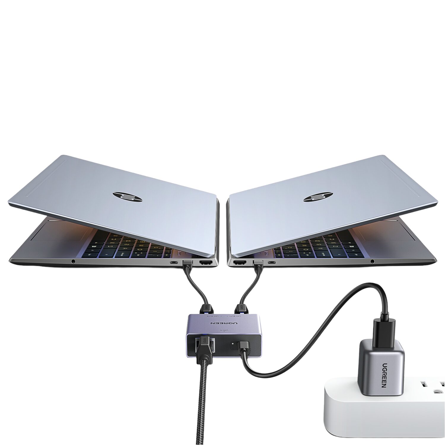 UGREEN 1-to-2 Gigabit Ethernet Splitter, 1000Mbps LAN Network Adapter - Image 4